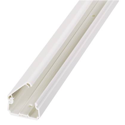 Panduit® Pan-Way™ LDPH10IG10-A 2-Piece Latching Power Rated Tamper-Resistant Surface Raceway, 10 ft L x 1.52 in W x 0.86 in H, 1 Channel, PVC