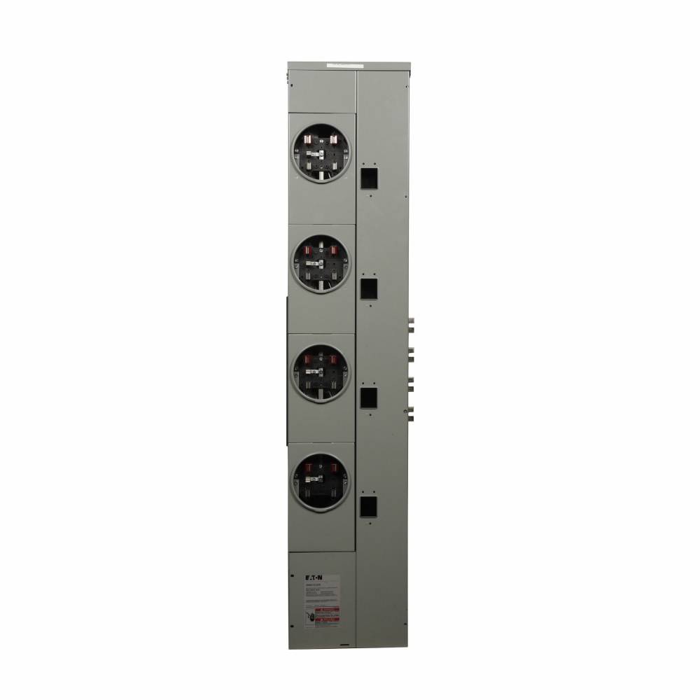EATON 3MM412C2AB 4-Meter 5-Jaw A-B Phase Multiple Metering Meter Stack ...