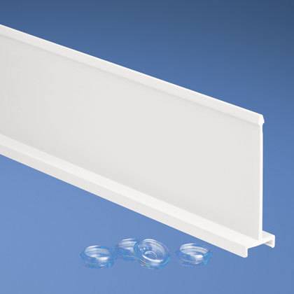 Panduit® NNC75DWH2 Halogen Free Solid Divider Wall, For Use With Type NNC Wiring Duct, Polyphenylene Oxide, White
