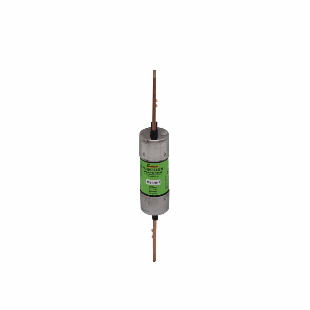 Bussmann Fusetron™ FRS-R-90 Advanced Protection Current Limiting Energy Efficient Low Voltage Time Delay Fuse, 90 A, 600 VAC/300 VDC, 20/200 kA Interrupt, RK5 Class, Cartridge Body