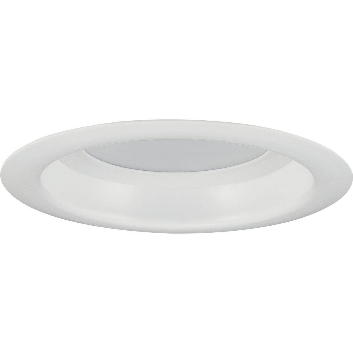 Progress Lighting® P8080-28-30K 1-Light Pre-Wired Recessed Trim, 4 in ID x 5 in OD, LED Lamp, For Use With 4 in Remodel Round Recessed Housing, Steel