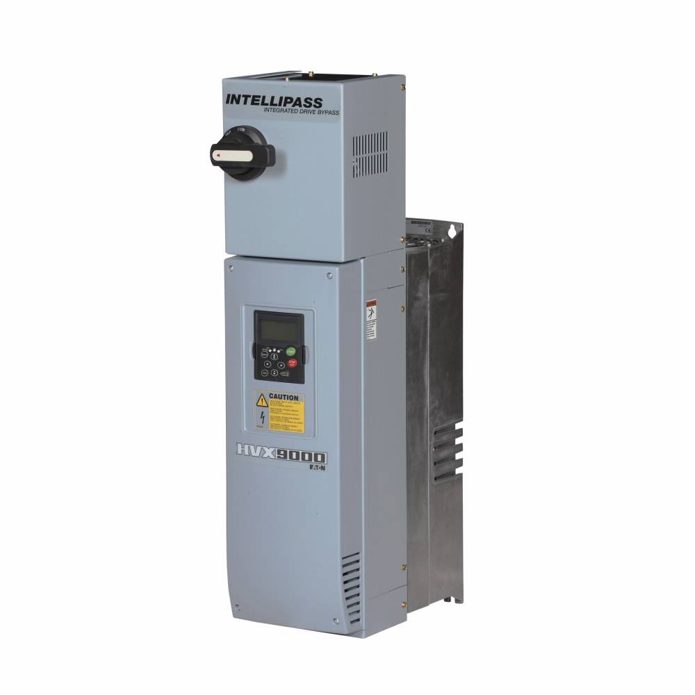 EATON HVX075A1-4A1N1 HVX 9000 Open Drive Variable Frequency Drive, 380 to 500 VAC, 105 A, 75 hp, 9.3 in W