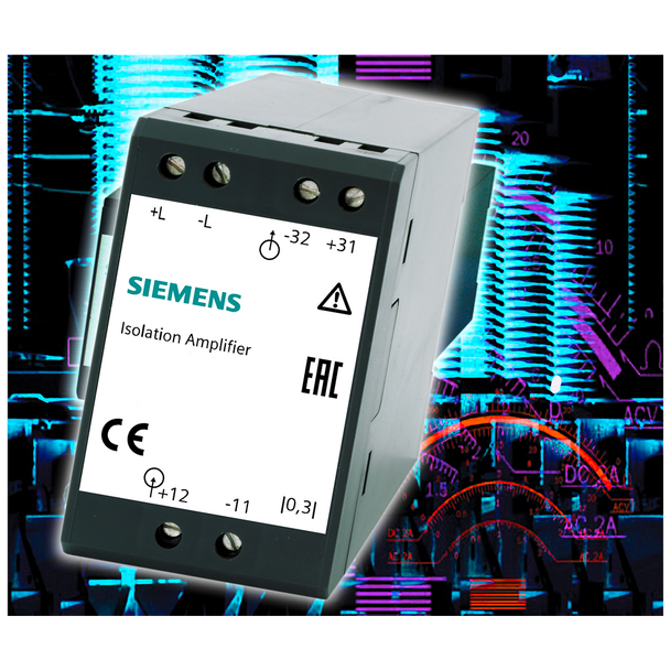Siemens Simeas T 7KG61311BK14 Transducer, 150 mV Input, 20 mA Output