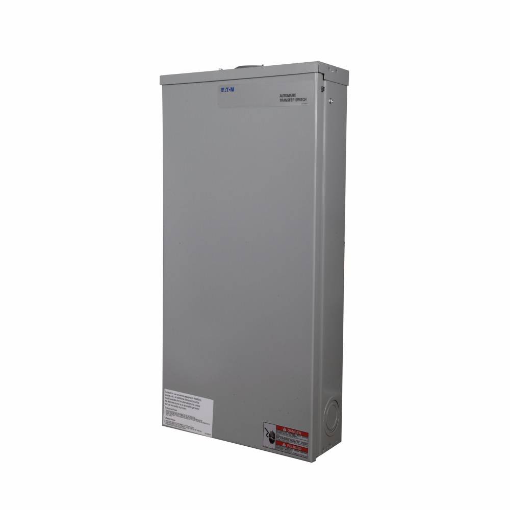 EATON EGSX200A Standard Automatic Transfer Switch, 120/240 VAC, 200 A, 16/20/22 kW Power Rating, 1 Phases, NEMA 3R Enclosure