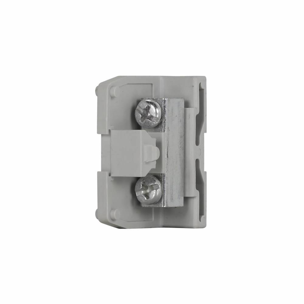 EATON C381TP Type TP Control Circuit Terminal Block, 600 VAC, 50 A, 22 to 10 AWG Wire, DIN Rail Mount