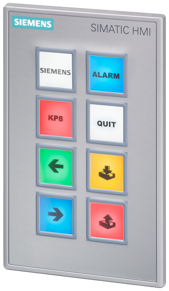 Siemens SIPLUS 6AG16883AF372AX0 KP8F PN Key Panel With Conformal Coating Based On 6AV3688-3AF37-0AX0, 24 VDC, 0.3 A