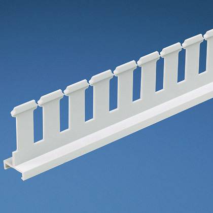 Panduit® SD3HWH6 Slotted Divider Wall, 0.31 in, PVC, White
