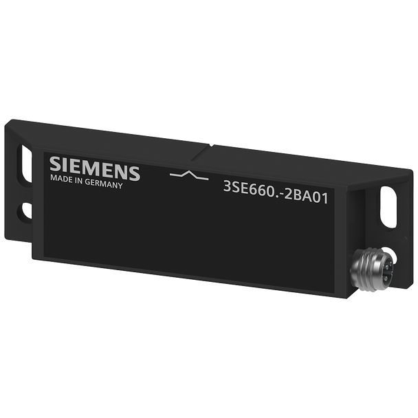 Siemens SIRIUS 3SE6604-2BA01 Rectangle Non-Contact Safety Switch, 2NC Contact, Black