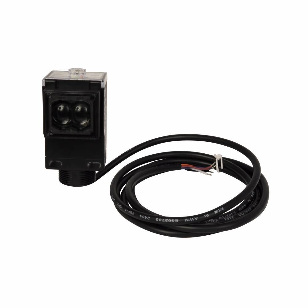 EATON 1450E-6513 Enhanced 50 Forward Viewing Fully Potted Photoelectric Sensor, Rectangle Shape, 30 ft, Red Laser Sensing Beam, 2 ms Response, Isolated Solid State Relay Output
