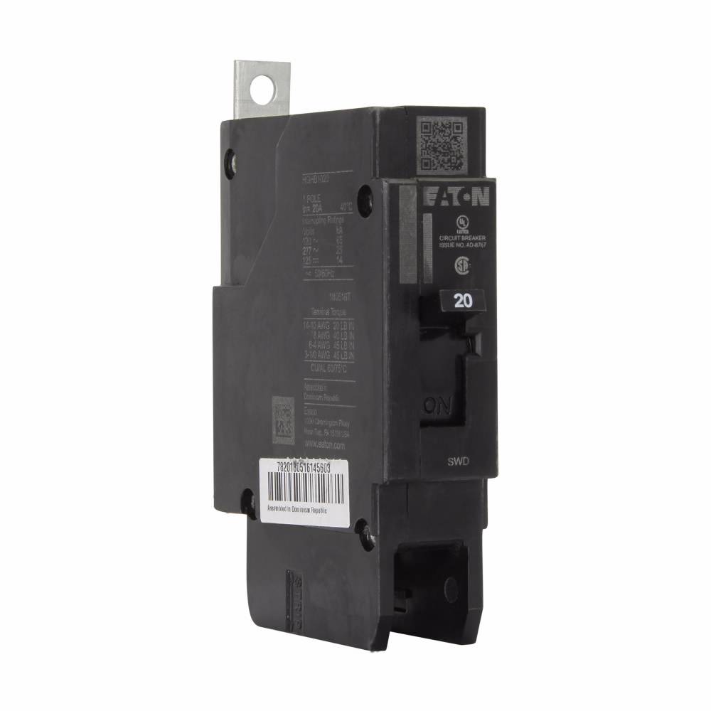 EATON GHB1015 C Series Type GHB Molded Case Circuit Breaker, 277 VAC ...