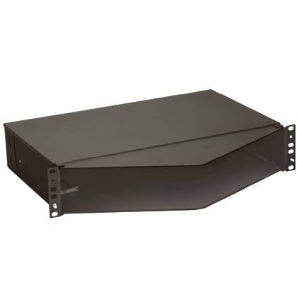 Panduit® Opticom® QuickNet™ FMT2A Angled Fiber Optic Tray, 3.48 in L x ...
