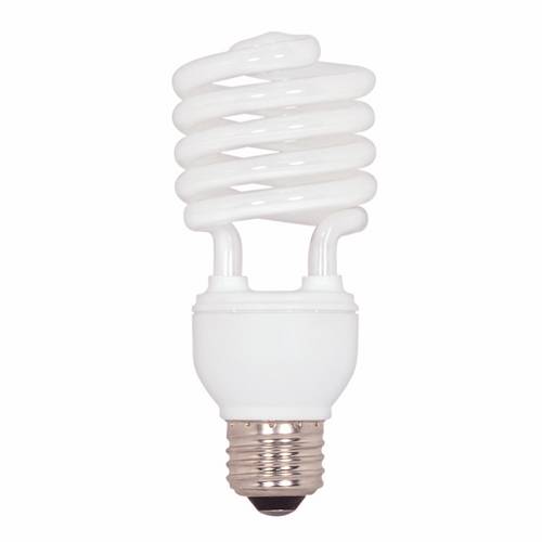 SATCO® S7228 Compact Fluorescent Lamp, 23 W, E26 Medium CFL Lamp, T2 Mini Spiral Shape, 1600 Lumens Initial