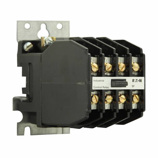EATON BF44F Basic Fixed Contact Industrial AC Control Relay, 10 A, 4NO-4NC Contact, 110/120 VAC V Coil