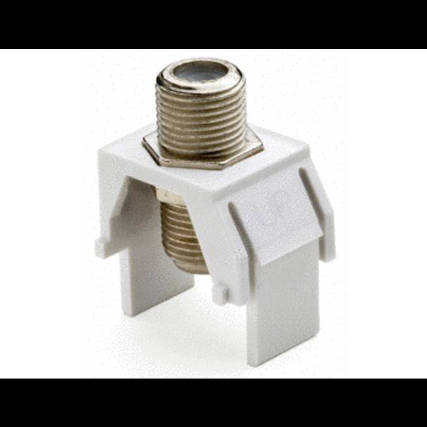 On-Q® WP3479WH50 Keystone Non-Recessed Connector, Female Connector
