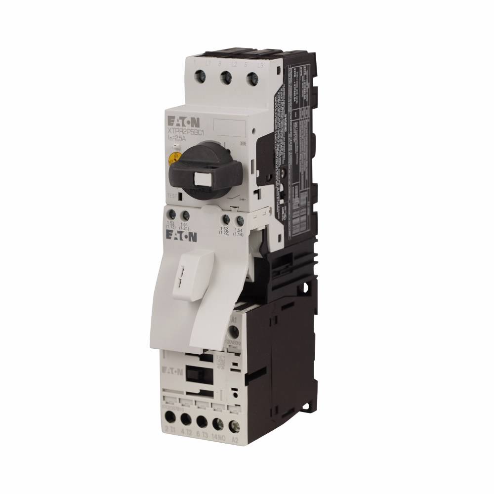 EATON XTSC004BBTD Full Voltage Non-Reversing Manual Motor Controller, 24 VDC V Coil