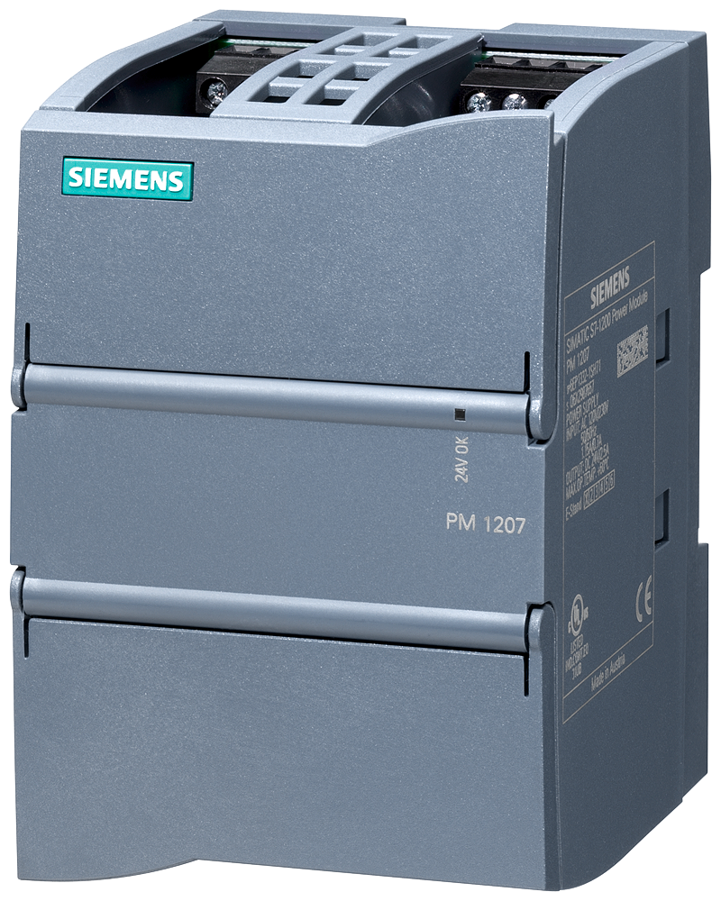 Siemens 6AG13321SH714AA0 1-Phase Stabilized Power Supply Module, 120/230 VAC Input, 24 VDC Output, 0.67/1.2 A Input, 2.5 A Output