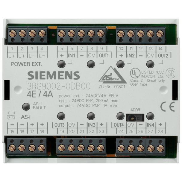 Siemens 3RG9002-0DB00 Digital Interface Module, 24 VDC, 1/6 A