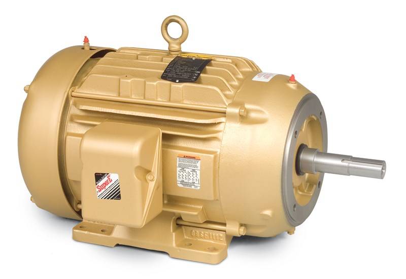 Baldor-Reliance EJMM4106T Type 0936M Continuous Duty Close-Coupled Pump Motor, Totally Enclosed Fan Cooled Enclosure, 20 hp, 208/230/460 VAC, 60 Hz, 3 Phase, 256JM Frame, 3520 rpm Speed, C-Face Foot Rigid Base Mount