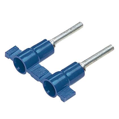 Panduit® Pan-Term® PV14-P47B-3K PV Series Insulated Standard Pin Terminal, 16 to 14 AWG Conductor, 0.08 in Dia x 0.49 in L Pin, Copper, Blue