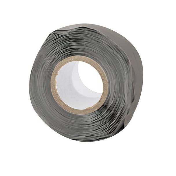NSI WW-SR-10 Rubber Tape, 30 ft L x 1 in W, 20 mil THK, Silicon Backing, Light Gray