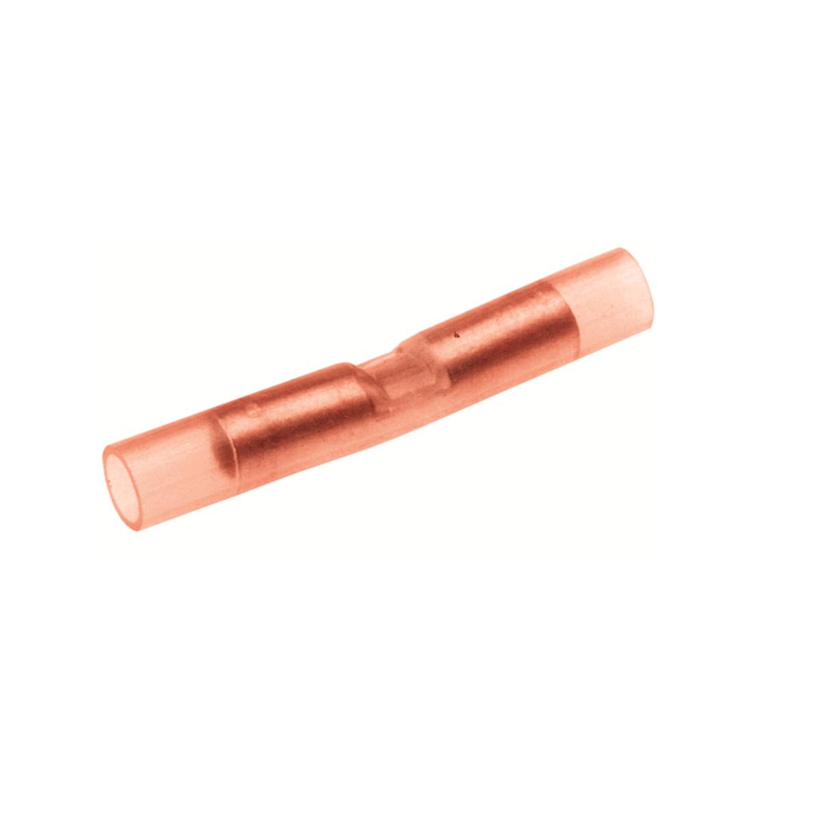 BURNDY® INSULINK™ SN18 Type SN Splice Connector, 22 to 18 AWG Conductor, 1-1/4 in L, Butted Barrel, Copper, Red