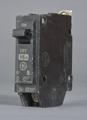 GE THQB1125 Type THQB Molded Case Miniature Supplementary Protector, 120/240 VAC, 25 A, 10 kA Interrupt, 1 Pole, LI/Thermal Magnetic Trip