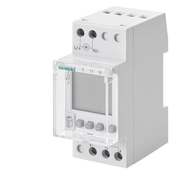 Siemens 7LF45212 1-Channel Profi-Digital Weekly Time Switch, 16 A 2 mW, 24 V V Coil