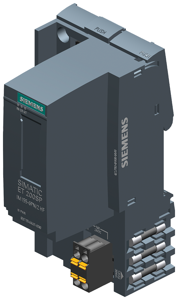 Siemens 6ES71556AU010CN0 2-Port PROFINET Interface Module, 24 VDC, 700 mA