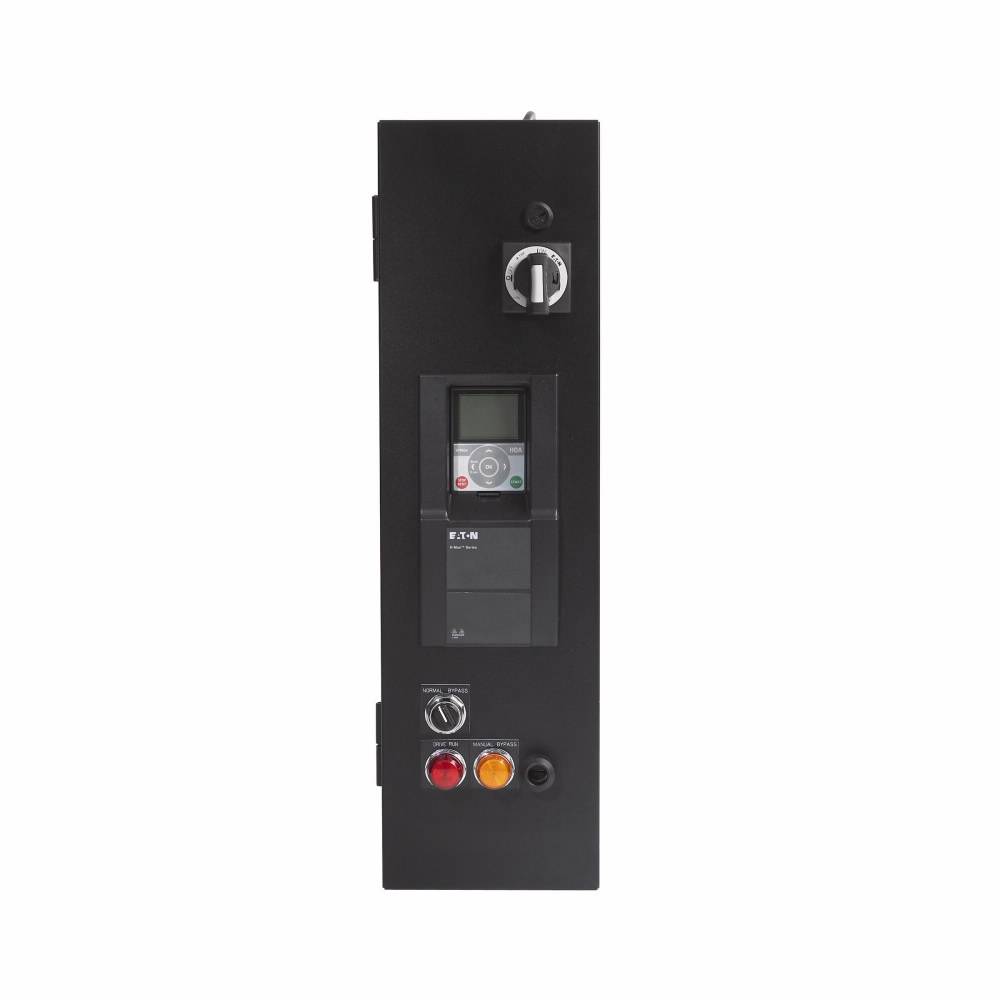 EATON HMX34AG5D621-N H-Max™ 3-Phase Type 1 Variable Frequency Drive, 380/480 VAC, 5.6 A, 3 hp, 5.04 in W x 7.77 in D