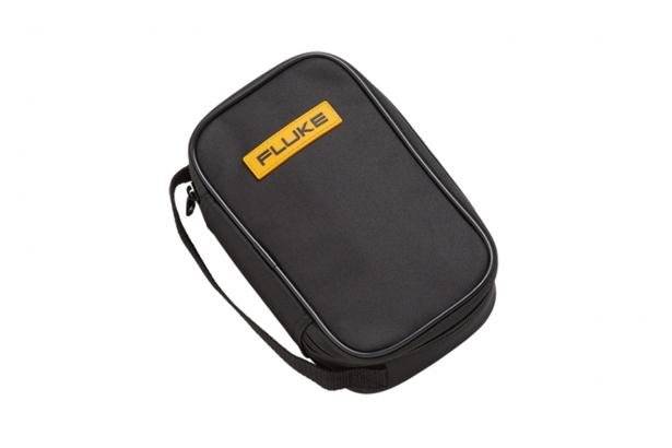 Fluke® C35 Soft Carrying Case, 8-1/2 in H x 5-1/2 in W x 2-1/2 in D, 600D Polyester, Black/Yellow