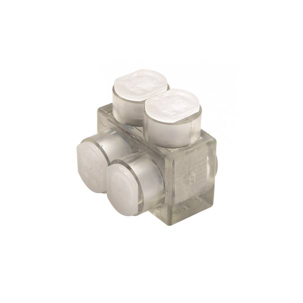 BURNDY® UNITAP™ BIT4 1-Sided Entry Multi-Tap Connector, 14 to 4 AWG Conductor, Aluminum/Copper Stranded Conductor, Aluminum