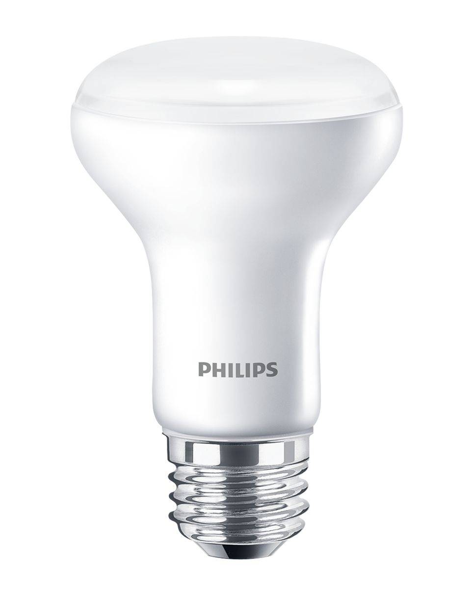 Philips 456979 Dimmable Reflective LED Lamp, 5 W, 64/45 W Incandescent Equivalent, E26 Medium Screw LED Lamp, A19/R20 Shape, 450 Lumens