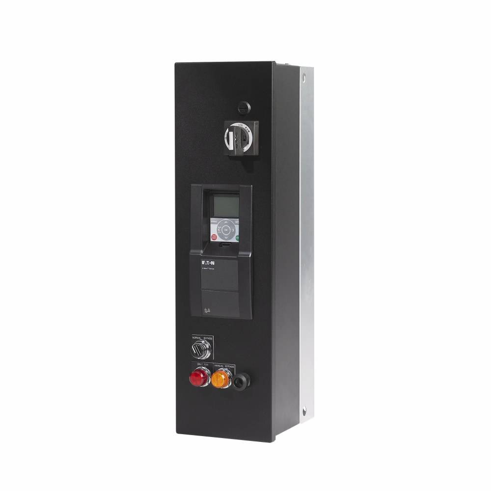 EATON HMX34AG01221-N H-Max™ 3-Phase Type 1 Variable Frequency Drive, 380/480 VAC, 12 A, 7-1/2 hp, 5.04 in W x 7.77 in D
