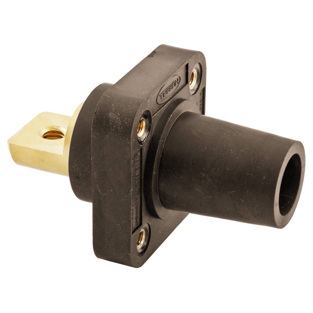 Bryant Electric Wiring Device-Kellems HBLFRBBN 16 Series Cam Type Heavy Duty Industrial Grade Single Pole Receptacle, 600/250 VAC/VDC, 300/400 A, 4 to 4/0 AWG Wire, Female/Busbar Connection, NEMA 3R/4X/12 NEMA Rating