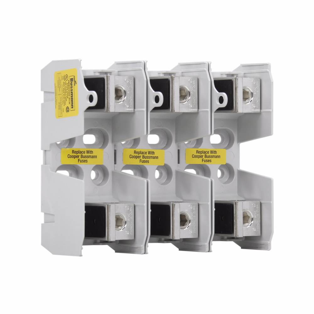 Edison JM60200-3CR JM600 Fuse Block, 600 VAC, 110 to 200 A, J