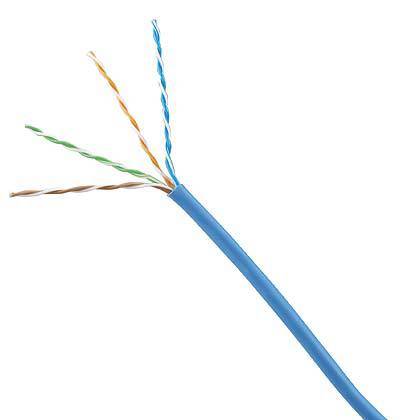 Panduit® PUP6C04GR-U Cat 6 CMP Low Smoke Flame Retardant Plenum Copper Cable, Carton Packaging, (8) 23 AWG U/UTP Solid Copper Conductor, 1000 ft L