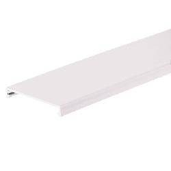 Panduit® NC.5WH6 Type NC Halogen-Free Wiring Duct Cover, 6 ft L x 0.69 in W x 0.19 in H, PPO, White