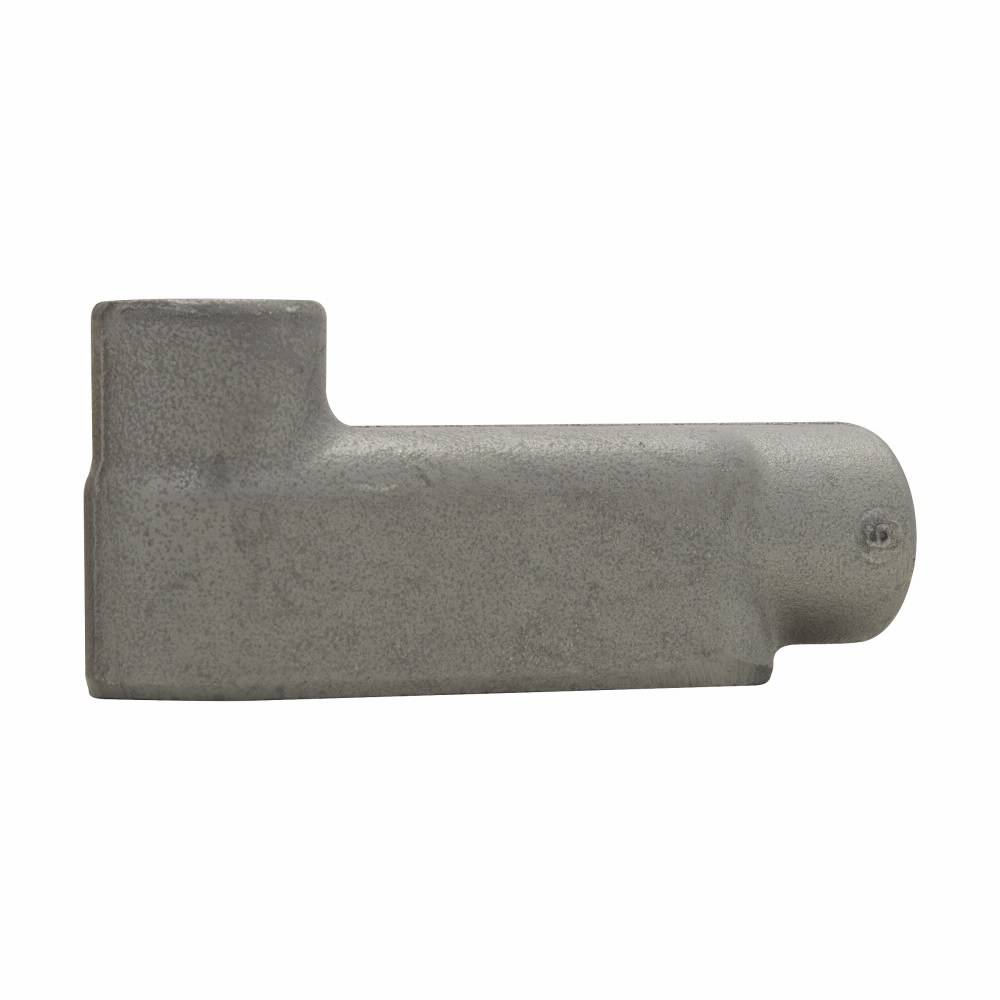 Crouse-Hinds Condulet® LB58 Type LB Conduit Outlet Body, 1-1/2 in Hub, 8 Form, 42.5 cu-in Capacity, Feraloy® Iron Alloy, Aluminum Acrylic Painted/Electro-Galvanized
