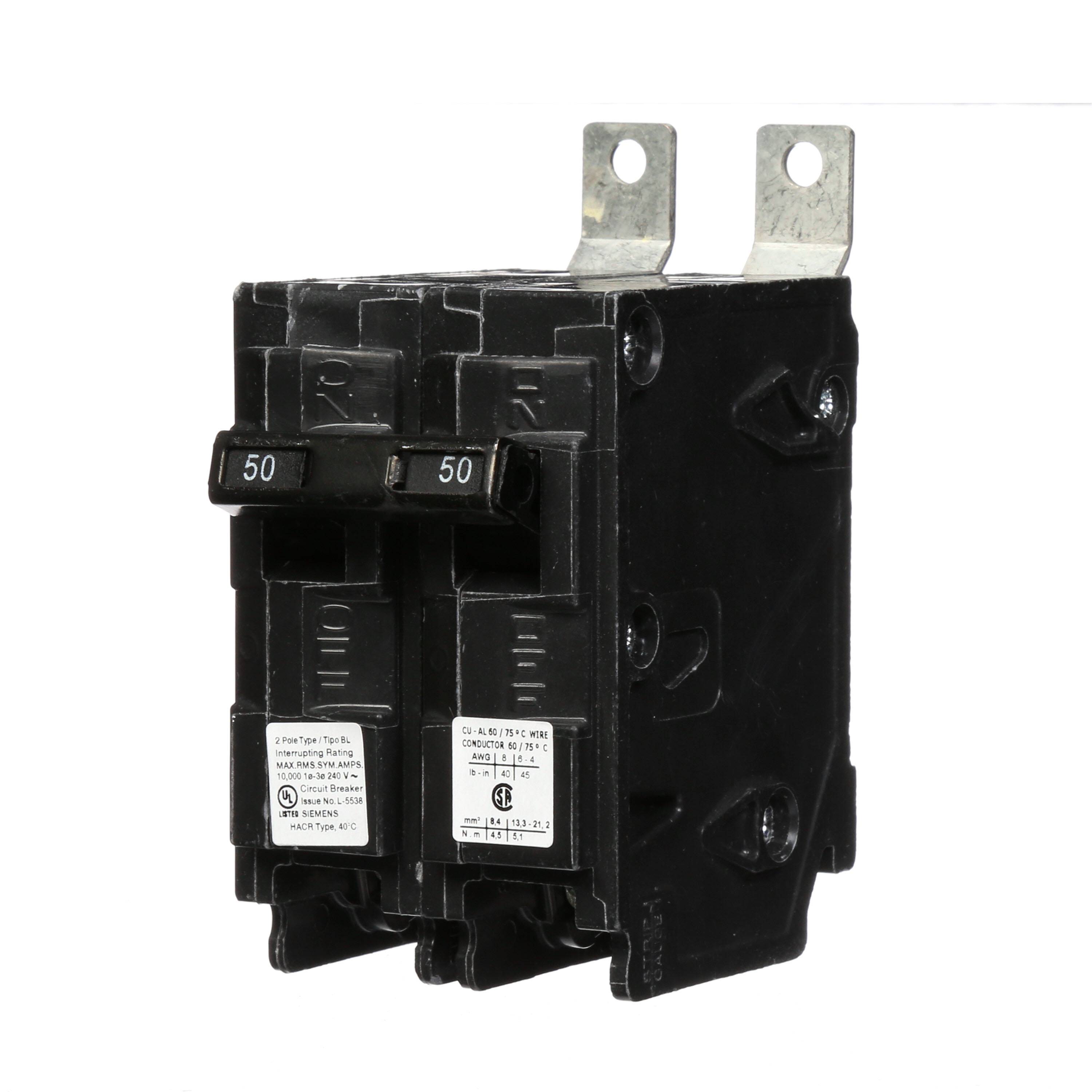 Siemens SpeedFax™ B250R Type BL Molded Case Circuit Breaker With Insta ...