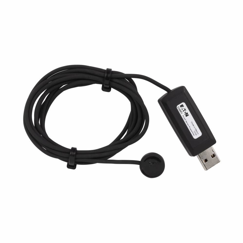 EATON E59RP1 E30 RS-232 Connection Magnetic Remote Programmer Cable, 0.63 in L Cable, For Use With iProx E59 Series Sensor, 0.63 x 0.63 x 0.12 in