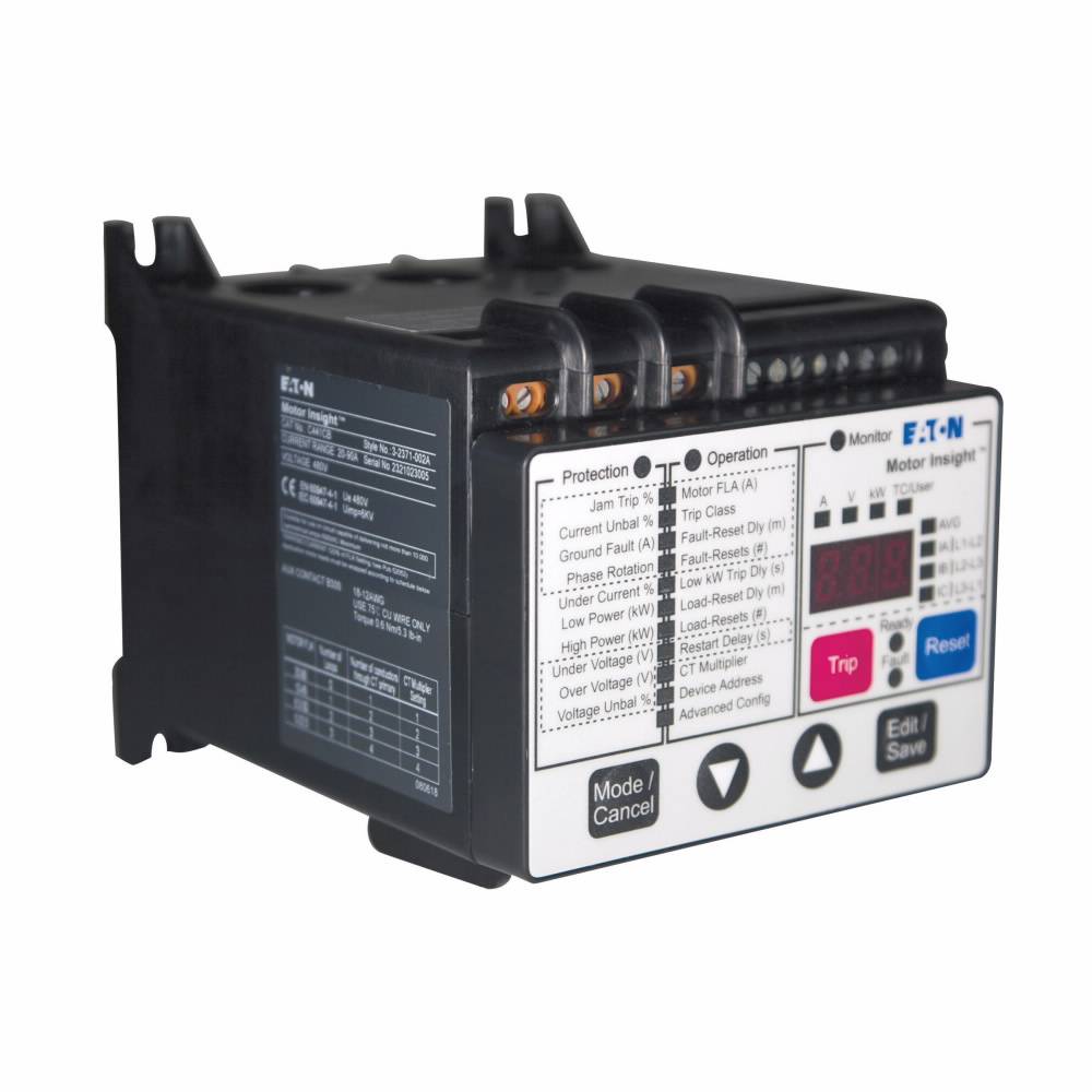 EATON C441CB Motor Insight Overload Relay With Center Tap Stud and User ...