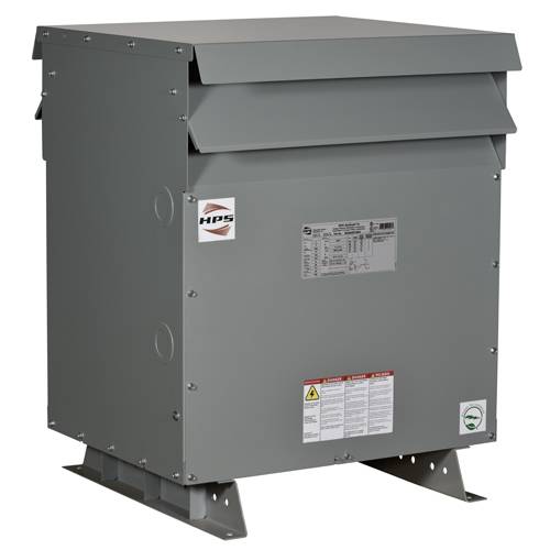 HPS Sentinel® G SG3A0112BK Energy Efficient General Purpose Distribution Transformer, 208 Delta VAC Primary, 480Y/277 VAC Secondary, 112.5 kVA Power Rating, 60 Hz, 3 Phase