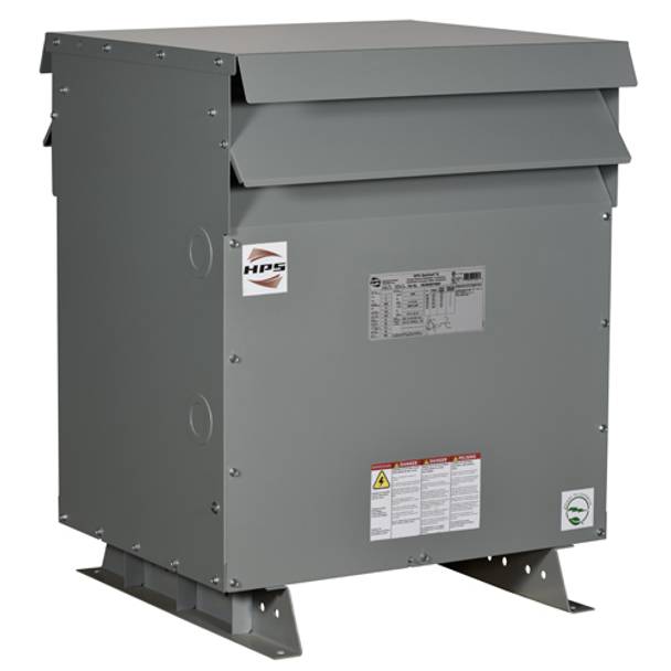 HPS Sentinel® G SG3A0112BK Energy Efficient General Purpose Distribution Transformer, 208 Delta VAC Primary, 480Y/277 VAC Secondary, 112.5 kVA Power Rating, 60 Hz, 3 Phase
