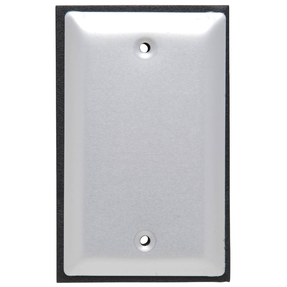 Pass & Seymour® WPB1 Blank Weatherproof Outlet Box Cover, Aluminum