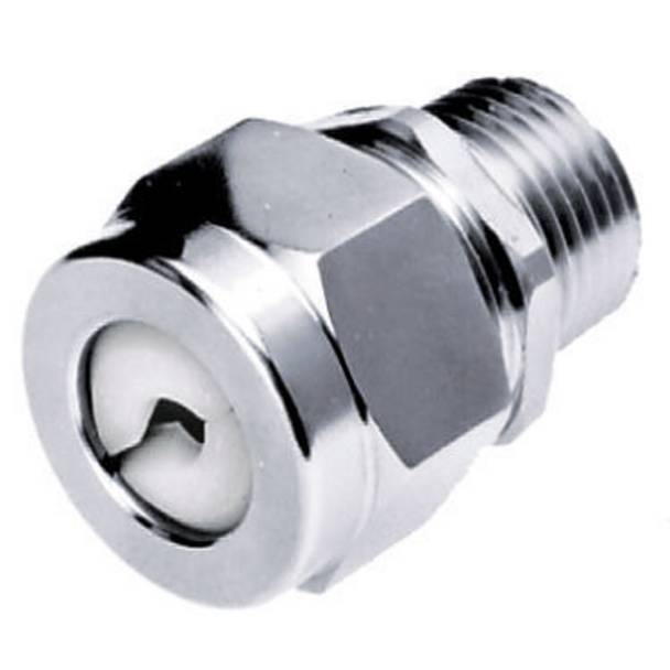 Wiring Device-Kellems SHC1032ZP Form 2 Standard Duty Straight Cord Connector, 3/4 in Trade, 1 Conductor, 0.25 to 0.38 in Cable Openings, Steel, Machined/Zinc Plated