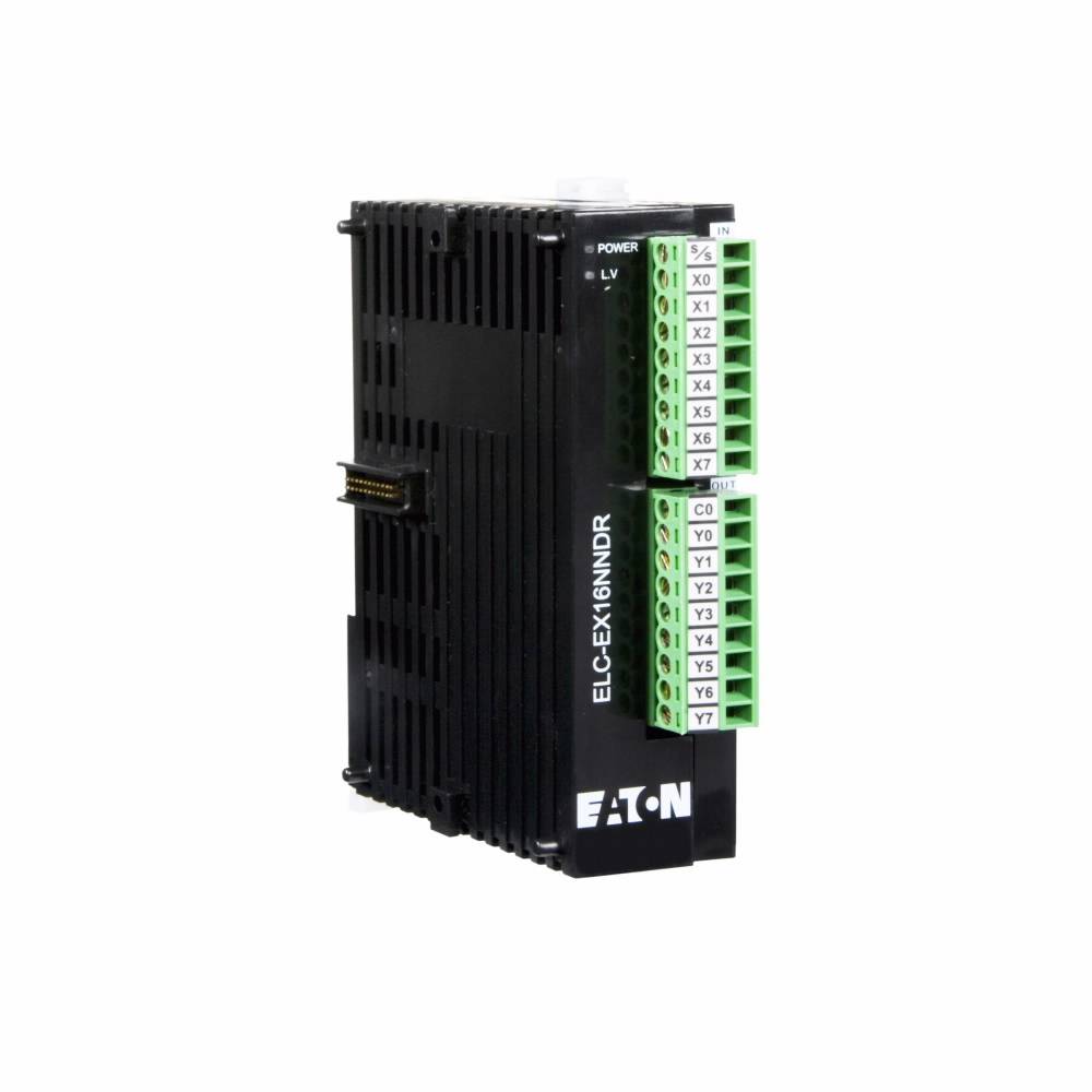 EATON ELC-EX16NNDR Right Side Bus Digital Expansion Module, 24 VDC, 90 mA, 16 Inputs, 16 Outputs