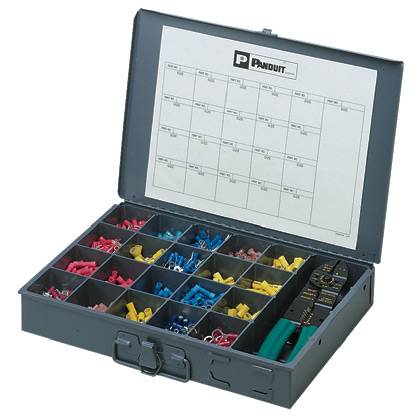 Panduit® K-1000 Empty Kit Box, For Use With Panduit® Slide Racks, Steel