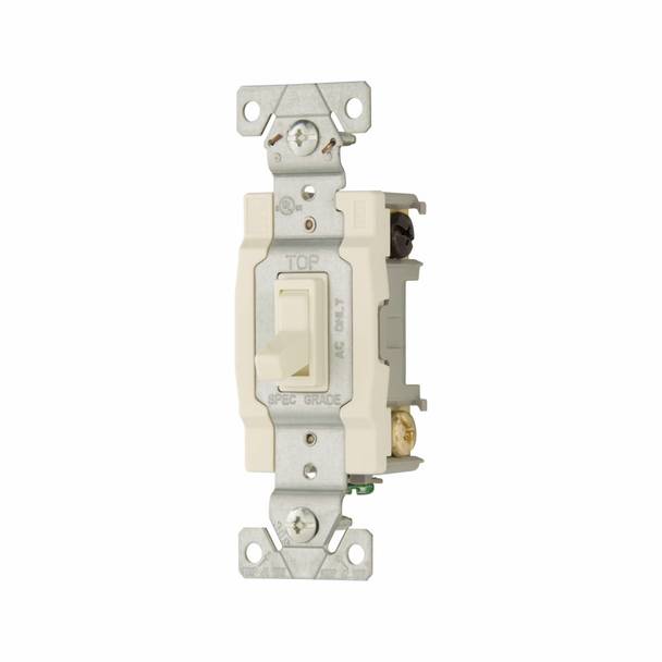 EATON 1242-7LA-BOX 4-Way Grounding Toggle Switch, 120 V, 15 A, 1/2 to 2 hp Power Rating