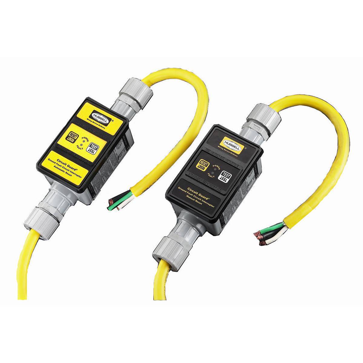 Wiring Device-Kellems GFP1303 Portable Straight Blade, (3) Conductors 10 AWG Conductor Copper Conductor, 50 ft L, 120 VAC