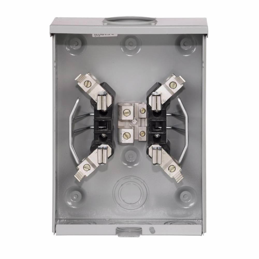 EATON UHTTRS101BE 1-Position Horn Bypass Quadplex Ground Meter Socket ...
